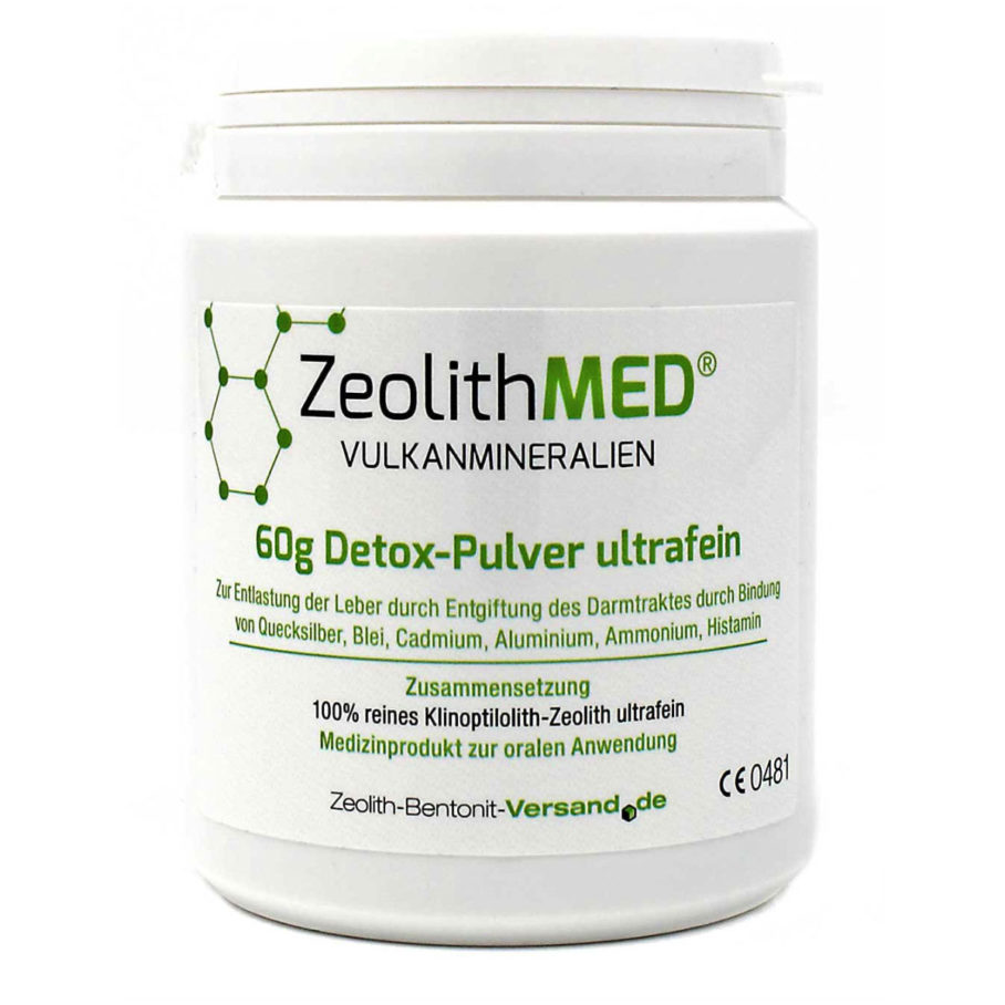 Ζεόλιθος MED® detox εξαιρετικά λεπτή πούδρα έως 10 μικρά