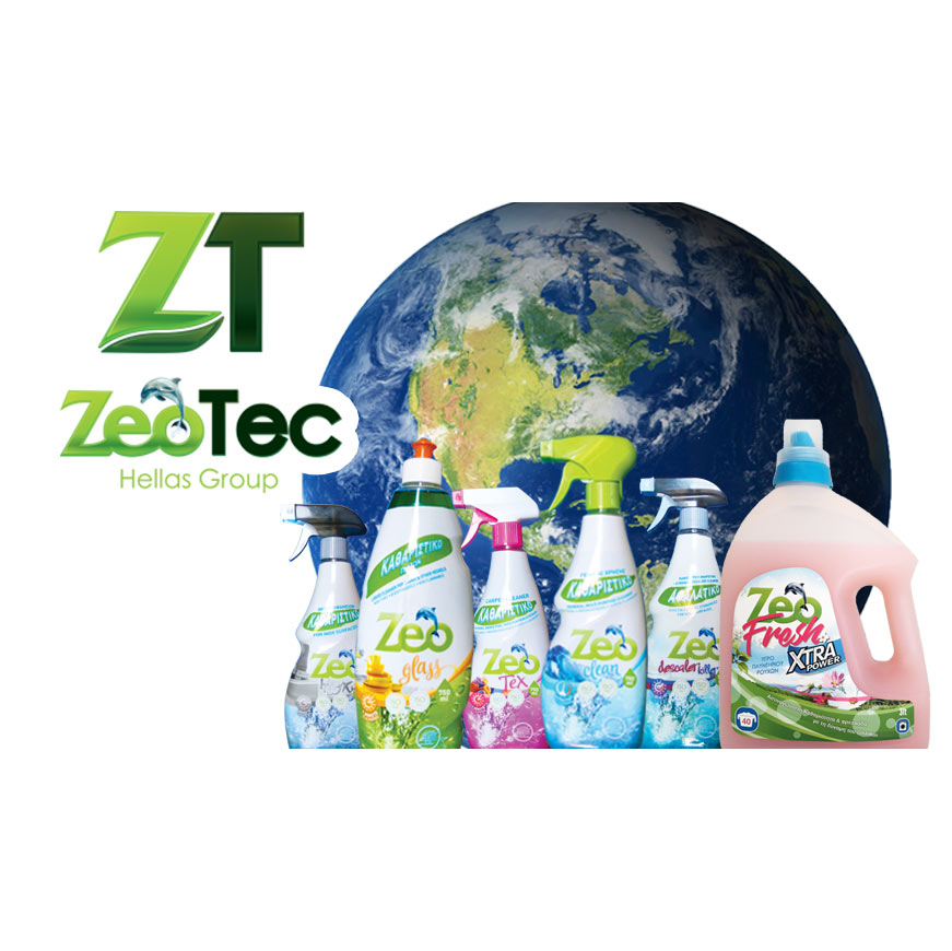 Η πανίσχυρη δύναμη του ζεόλιθου, ενσωματωμένη σε διάφορα προϊόντα καθαρισμού για το σπίτι και τον επαγγελματία, από την Zeotec Hellas Group